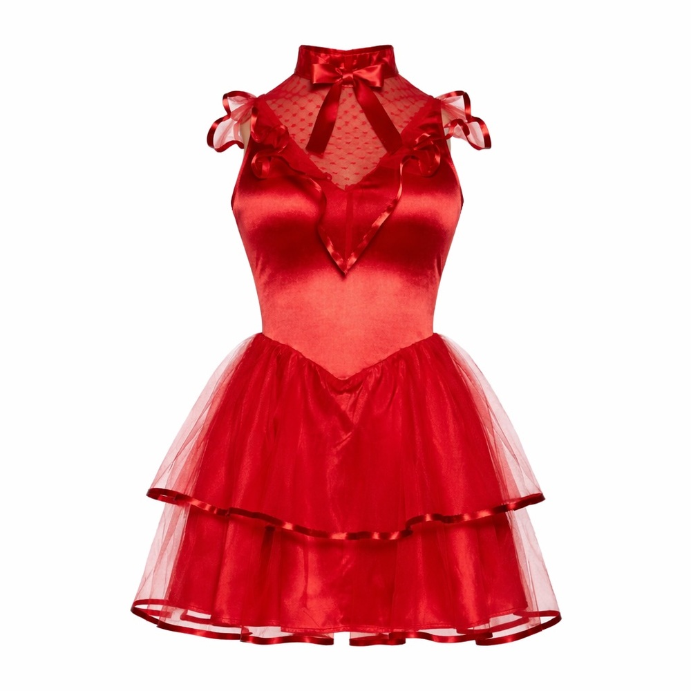 Dolls Kill Trickz N’ Treatz Bride of Beetle Costume Set – Red – Size Small – NWT